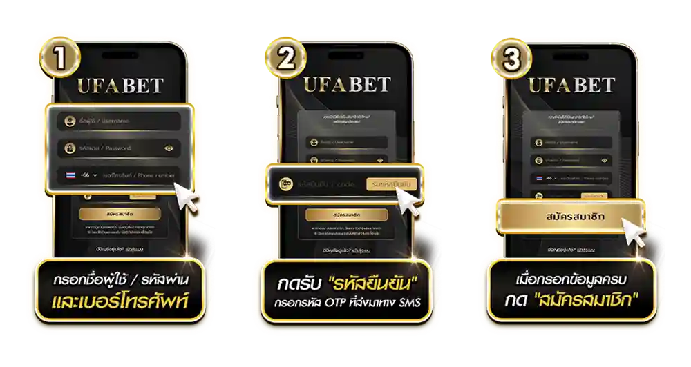 ขั้นตอนการสมัคร UFABET